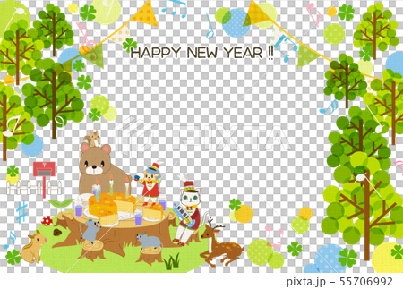 Cute New Year card template for child years Cute New Year card template for child years 55706992