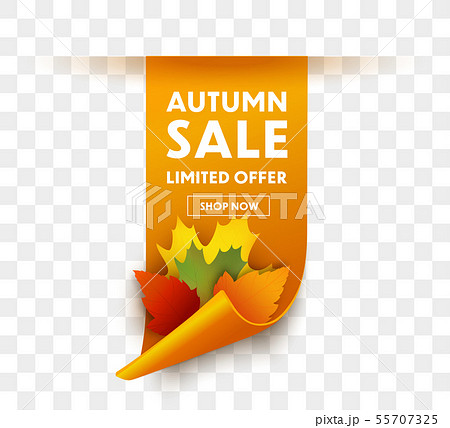 Autumn sale tags 55707325
