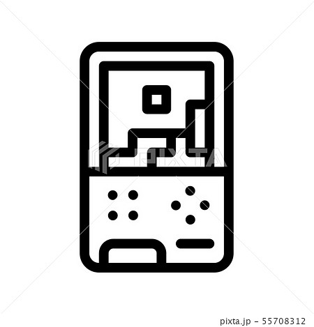Interactive Kids Video Game Vector Icon Interactive Kids Video Game Vector Icon 55708312