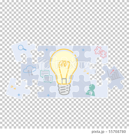 パズル イラスト チームワーク パズル イラスト チームワーク 55708780