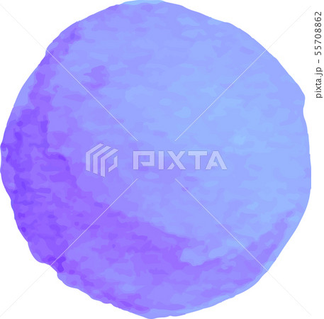 水彩_watercolor_イラスト_丸_circle_bluepurple_青紫_ドット 水彩_watercolor_イラスト_丸_circle_bluepurple_青紫_ドット 55708862
