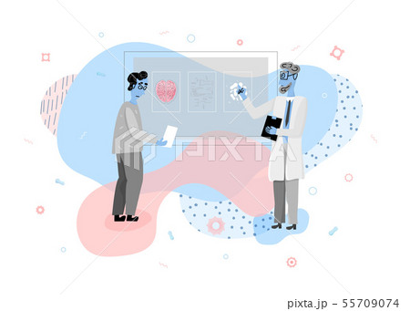 Vector banner concept of medical diagnostic. Vector banner concept of medical diagnostic. 55709074