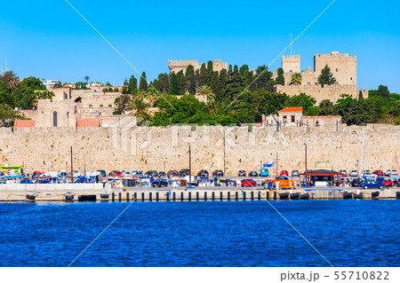 Rhodes old town in Greece 55710822