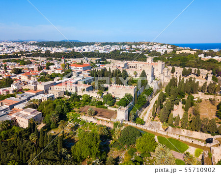 Rhodes old town in Greece 55710902