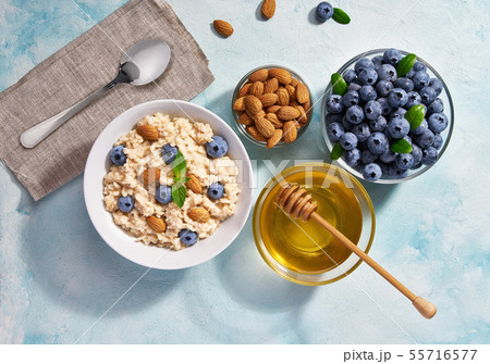breakfast cereals with blueberries and almond in breakfast cereals with blueberries and almond in 55716577