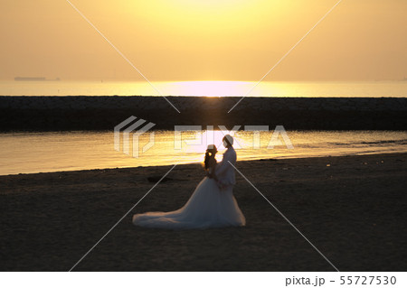 前撮り　ビーチ 55727530