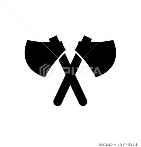 Axe icon design template vector isolated Axe icon design template vector isolated 55770551