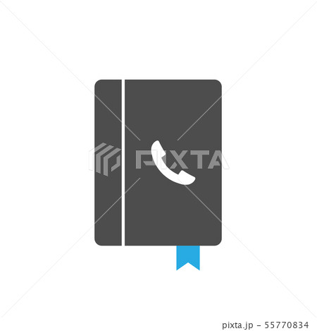 Phone book icon design template vector isolated Phone book icon design template vector isolated 55770834