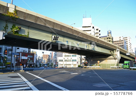 荒川区にある宮地交差点（宮地陸橋）、宮地ロータリー跡地 55778766