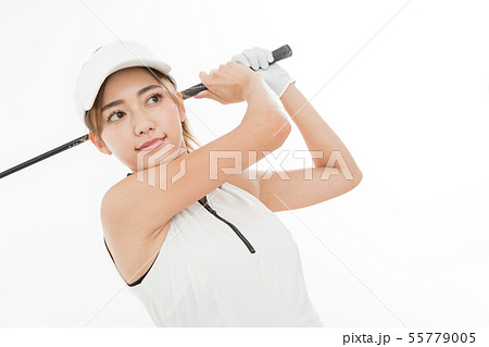 若い女性 ゴルフ 若い女性 ゴルフ 55779005