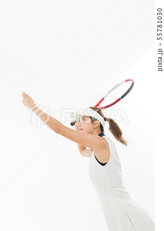 若い女性 テニス 若い女性 テニス 55781030