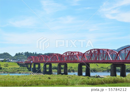四万十川の橋 55784212