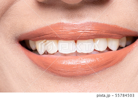 Woman red fashion lip mouth teeth to sale lipstick Woman red fashion lip mouth teeth to sale lipstick 55784503