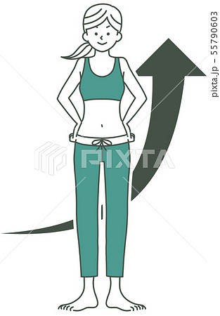 女性-全身-上昇-2色 55790603