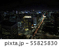 高層ビル 高速道路 大都市 55825830