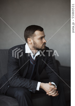 Modern Businessman. Confident Man in Suit. Modern Businessman. Confident Man in Suit. 55869531