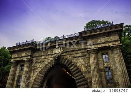 Close up of Buda Castle Tunnel 55893747
