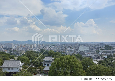 【愛知県】犬山市街地の街並み 55905775