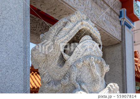 楼門の狛犬 徐福公園  55907814