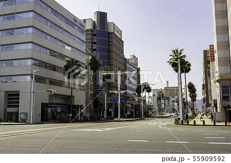 JR高知駅 南口交差点 はりまや通り 国道32号 高知県高知市 JR高知駅 南口交差点 はりまや通り 国道32号 高知県高知市 55909592