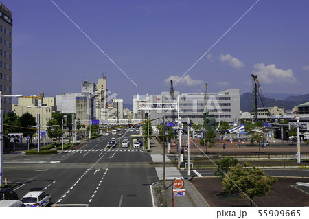 JR高知駅　南口交差点　国道32号西方面　高知県高知市 55909665
