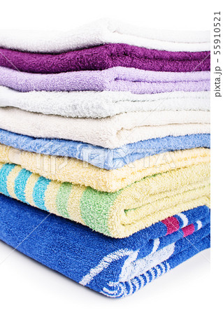 Stack of towels Stack of towels 55910521