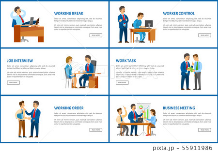 Work Task and Order of Boss, Job Interview Candidate 55911986