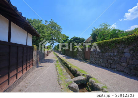 【長崎県】晴天下の島原武家屋敷 【長崎県】晴天下の島原武家屋敷 55912203