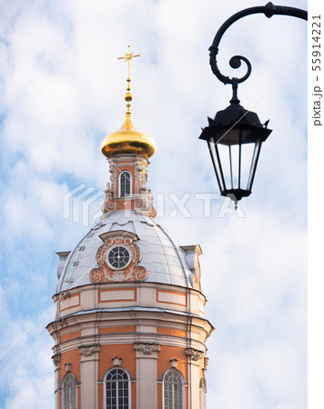 Orthodox church with blue sky 55914221