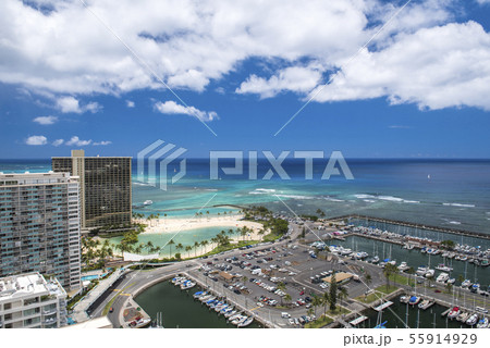 【ハワイ】ワイキキビーチ 55914929