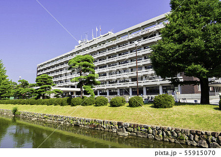 高知県庁 高知城 堀 高知県高知市 高知県庁 高知城 堀 高知県高知市 55915070