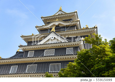 岡山県岡山市北区丸の内　岡山城 55915099