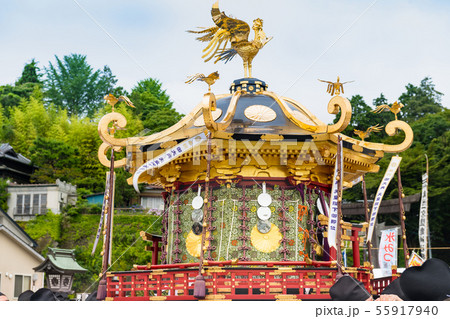 志波彦神社塩釜神社塩釜みなと祭の志波彦神社赤御神輿 志波彦神社塩釜神社塩釜みなと祭の志波彦神社赤御神輿 55917940