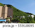 温泉街の景観 55918695