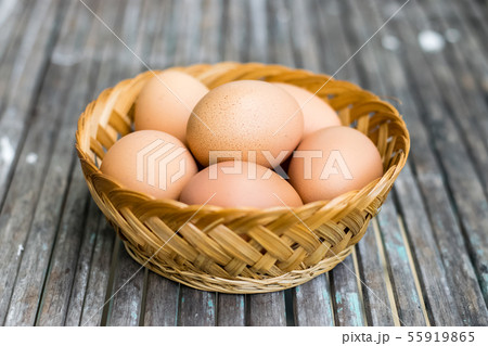 Fresh chicken eggs 55919865
