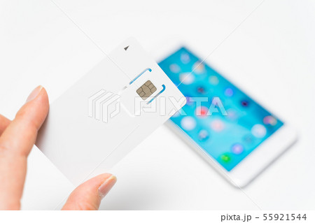 SIMカードとスマートフォン SIMカードとスマートフォン 55921544