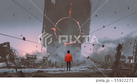 red kid breaking the old city 55922271