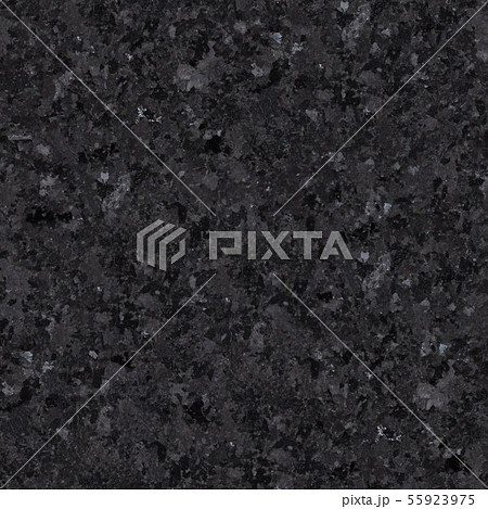 Granural dark grey granite texture with contrast pattern. Seamless square background, tile ready. 55923975