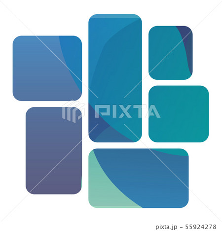 Abstract blurred gradient mesh background. Colorful smooth banner template 55924278