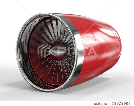 jet engine on white background 55925902