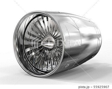 jet engine on white background jet engine on white background 55925907