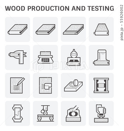 Wood sawmill icon Wood sawmill icon 55926002