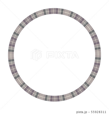 Round frame vector vintage pattern design 55928311