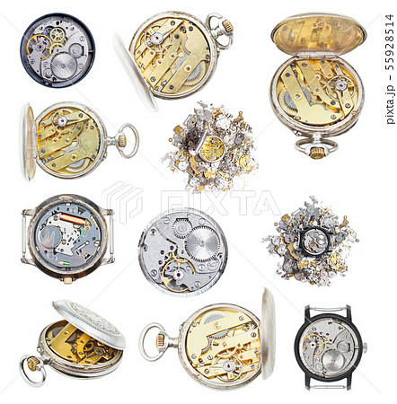 collection of vintage wathes and clock parts 55928514