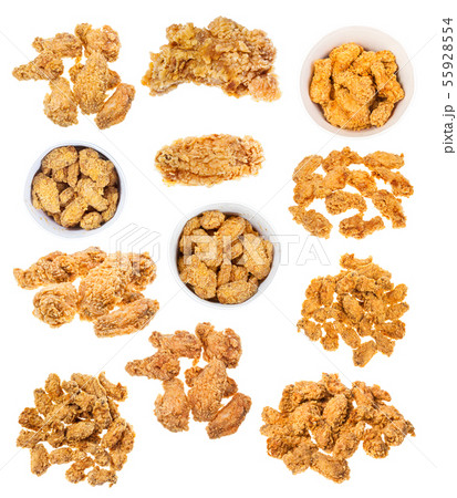 collection of spicy breaded chicken wings isolated collection of spicy breaded chicken wings isolated 55928554