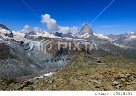 【スイス ゴルナーグラート鉄道】 マッターホルンと絶景 55928655