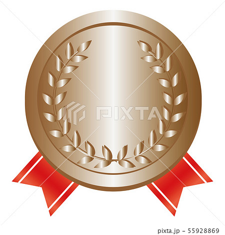 銅メダル　第3位　赤リボン 55928869