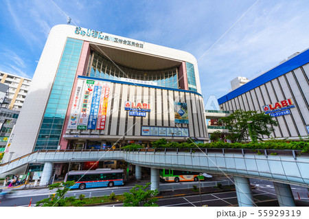 日本の東京都市景観　大井町駅前などを望む 55929319