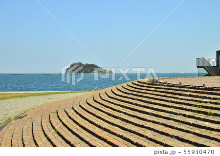 うみかぜ公園　猿島　横須賀市平成町の風景　日本 55930470