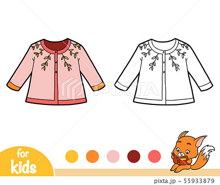 Coloring book, Cardigan Coloring book, Cardigan 55933879